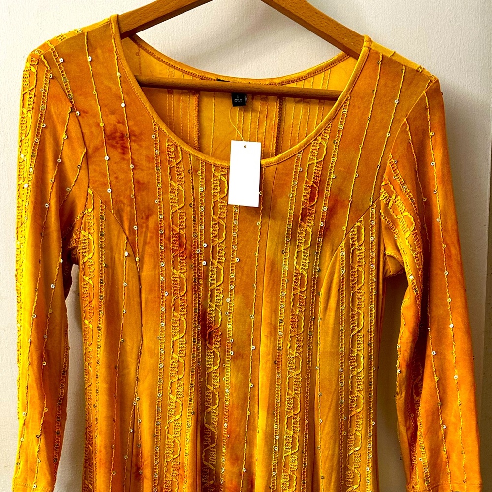 NWT...Beaded dress size Small.